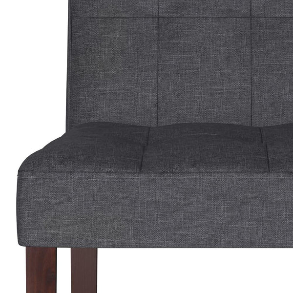 Slate Grey Linen Style Fabric | Andover Parson Dining Chair (Set of 2)