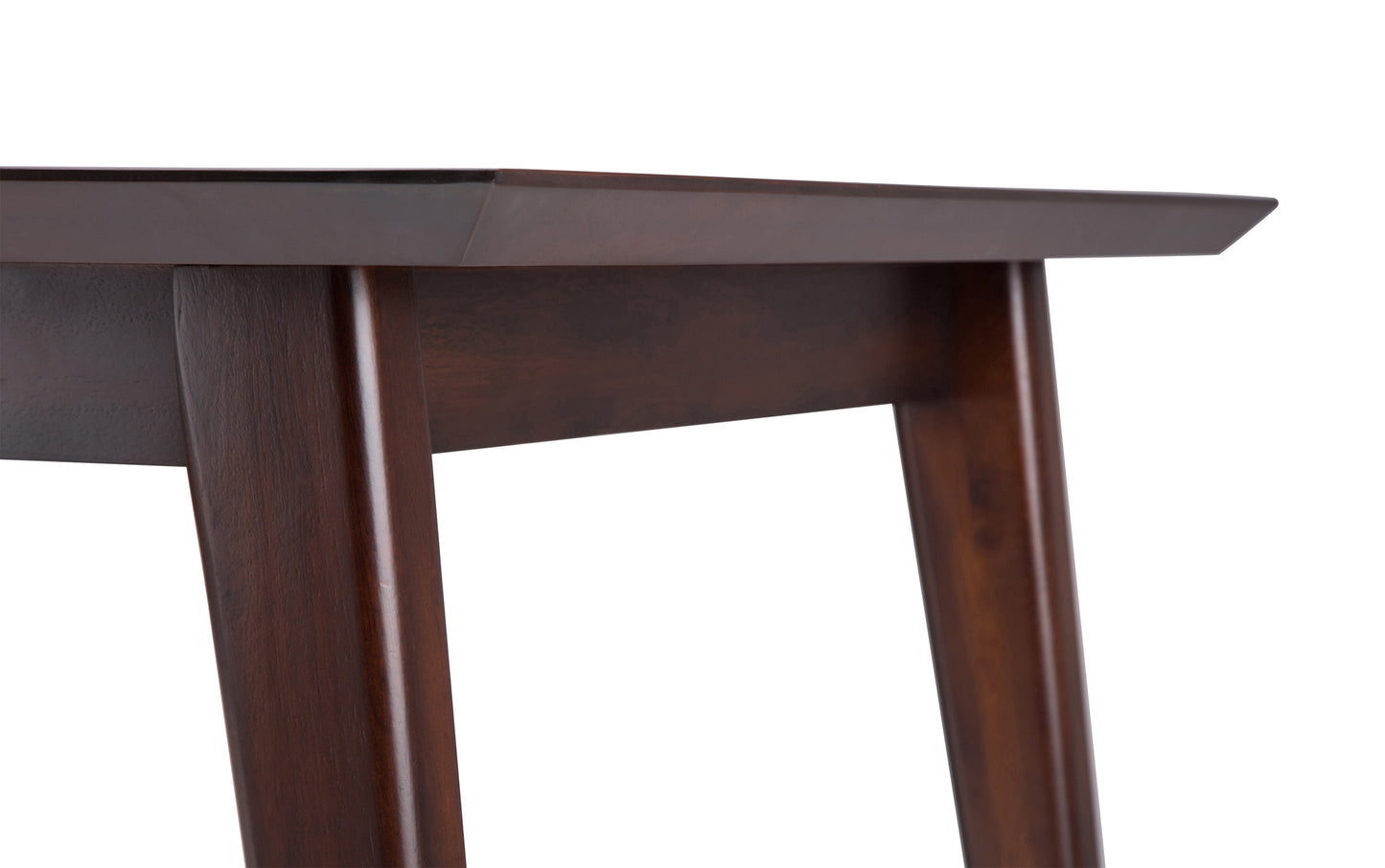 Distressed Brown Distressed Vegan Leather | Marana / Draper 5-Piece Dining Set