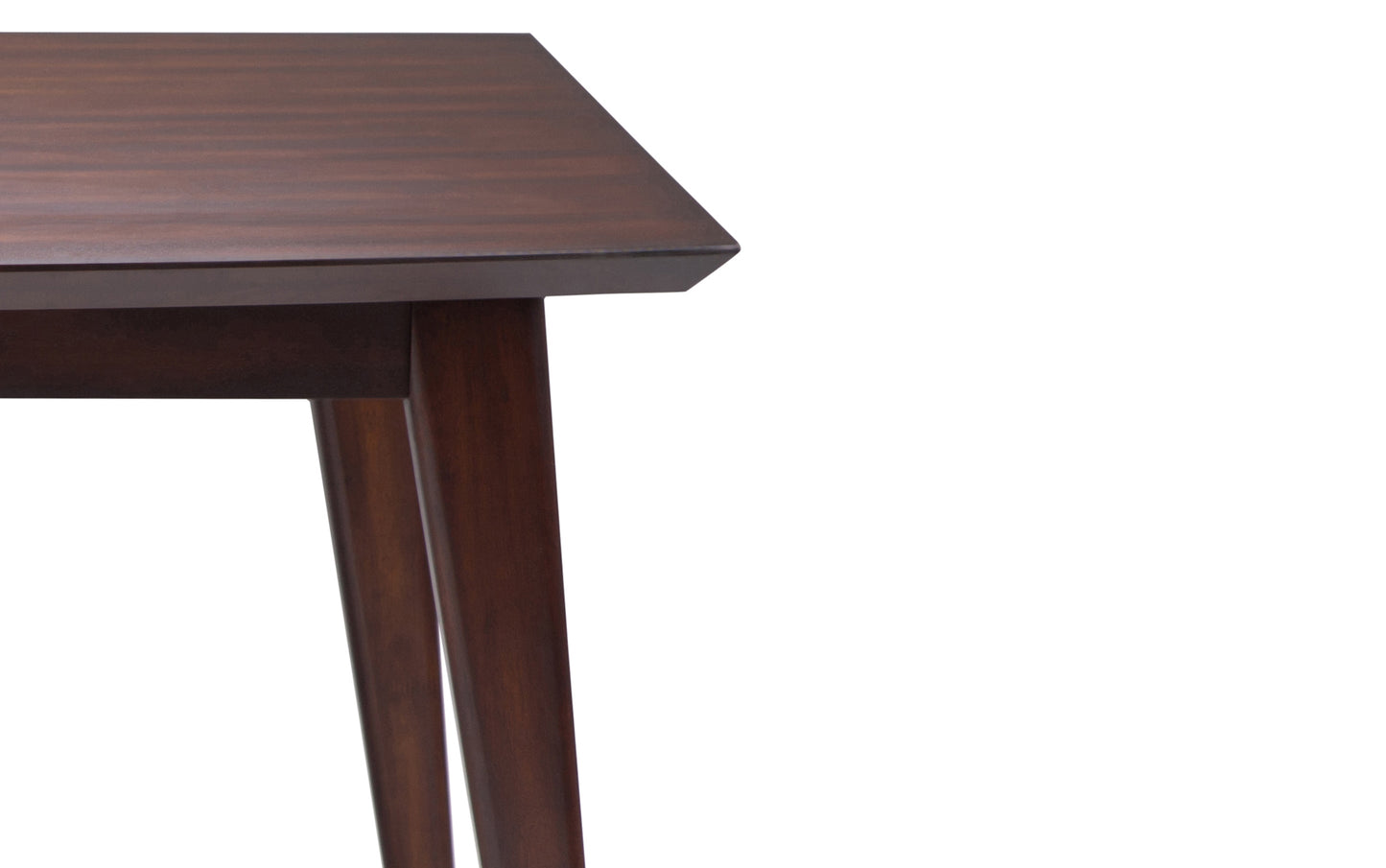 Distressed Brown Distressed Vegan Leather | Marana / Draper 5-Piece Dining Set