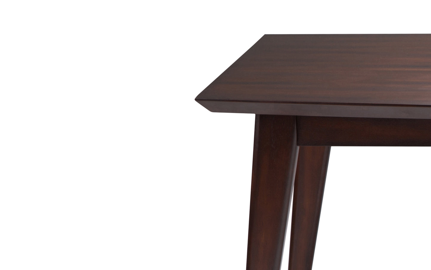 Black Vegan Leather | Marana / Draper 5-Piece Dining Set