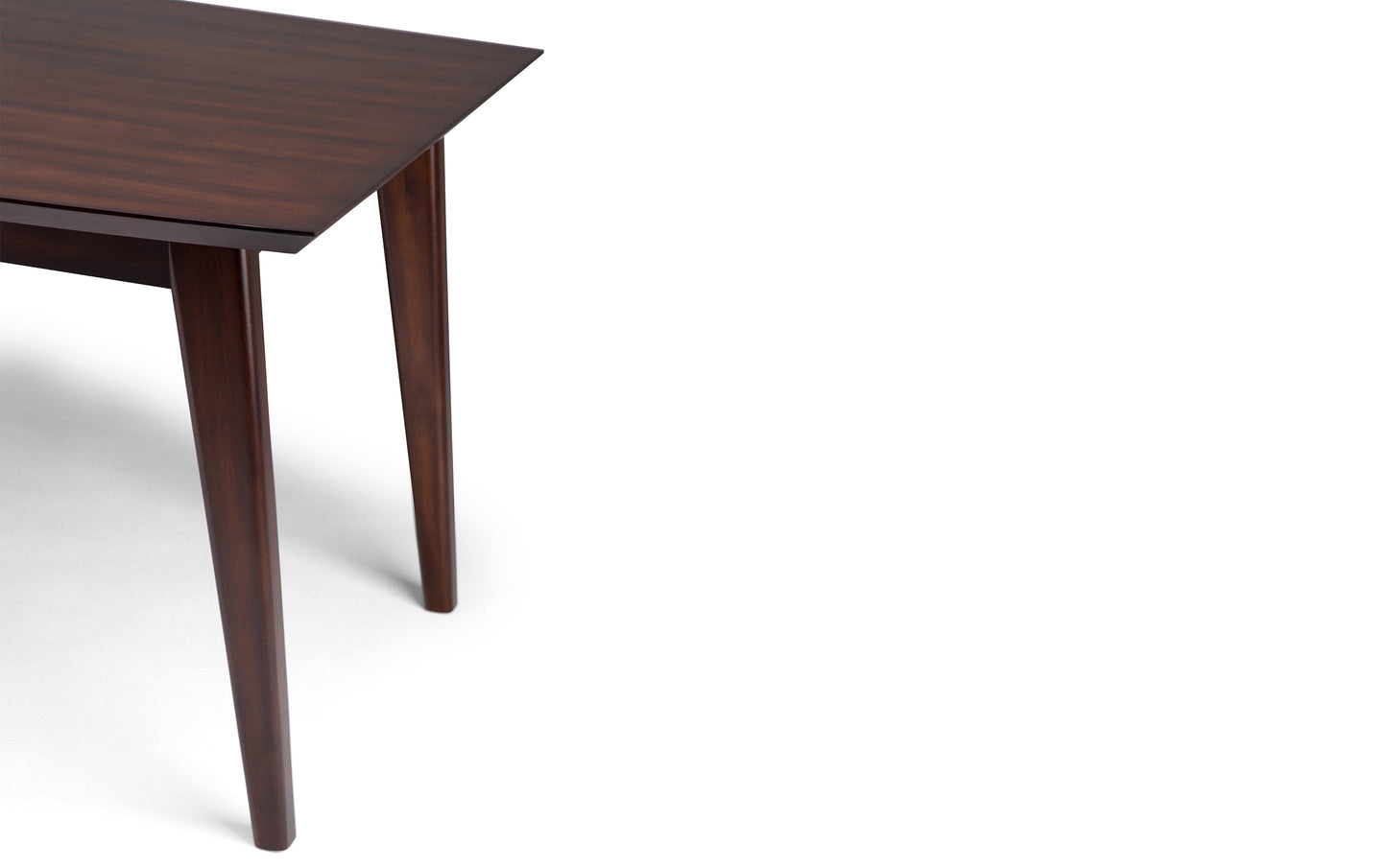 Distressed Brown Distressed Vegan Leather | Marana / Draper 5-Piece Dining Set