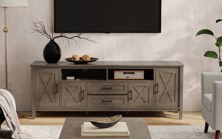 Smoky Brown | Ela 72 inch TV Media Stand