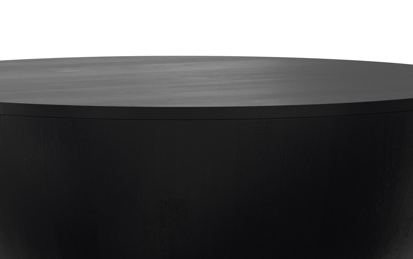Black | Elmbrook Drum Coffee Table