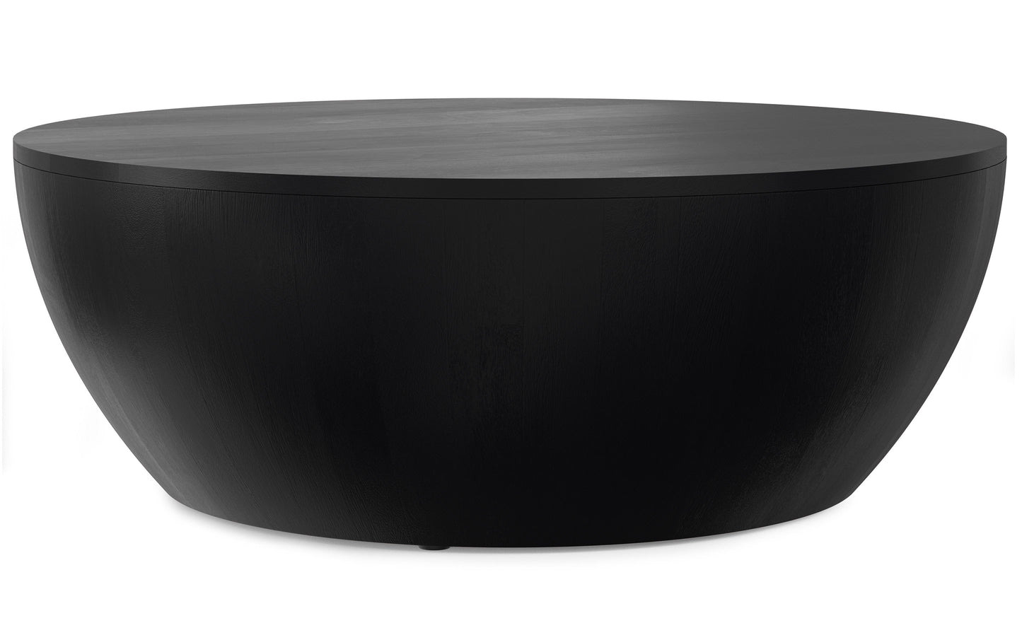 Black | Elmbrook Drum Coffee Table