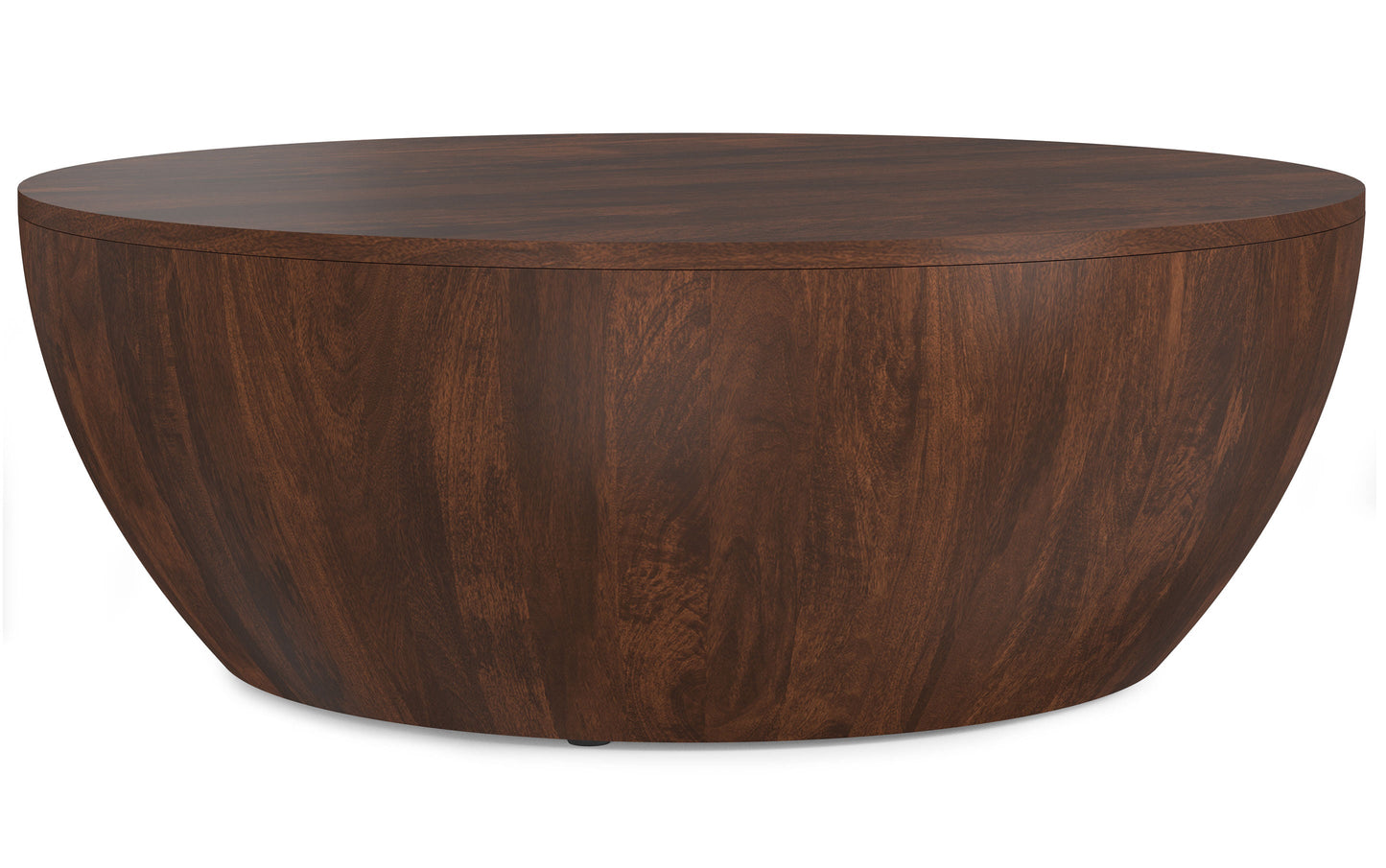 Walnut Brown | Elmbrook Drum Coffee Table