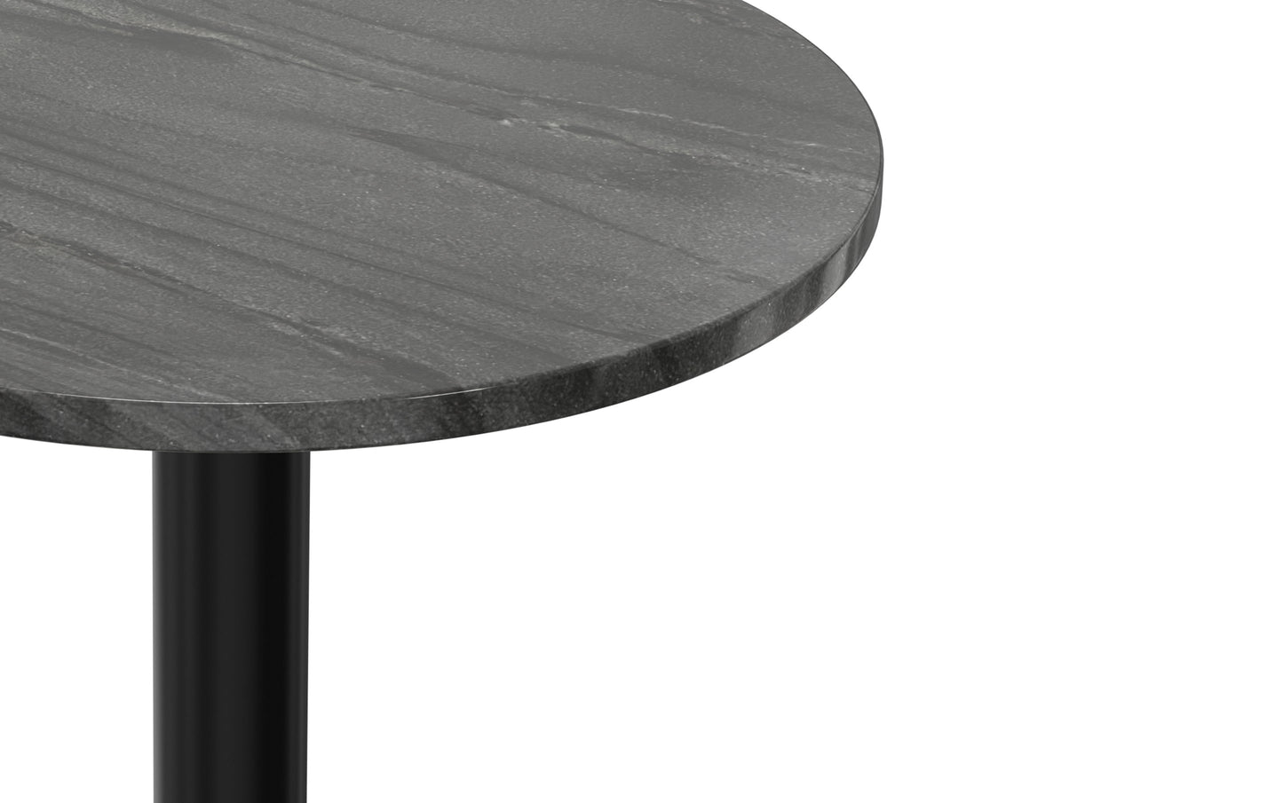 Black | Evans Marble Side Table