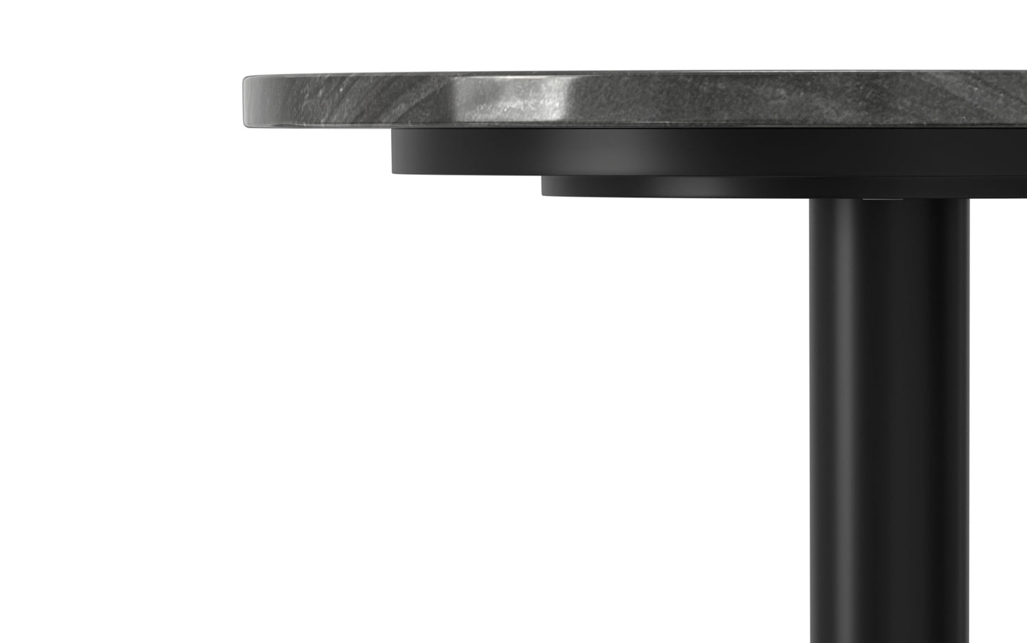 Black | Evans Marble Side Table