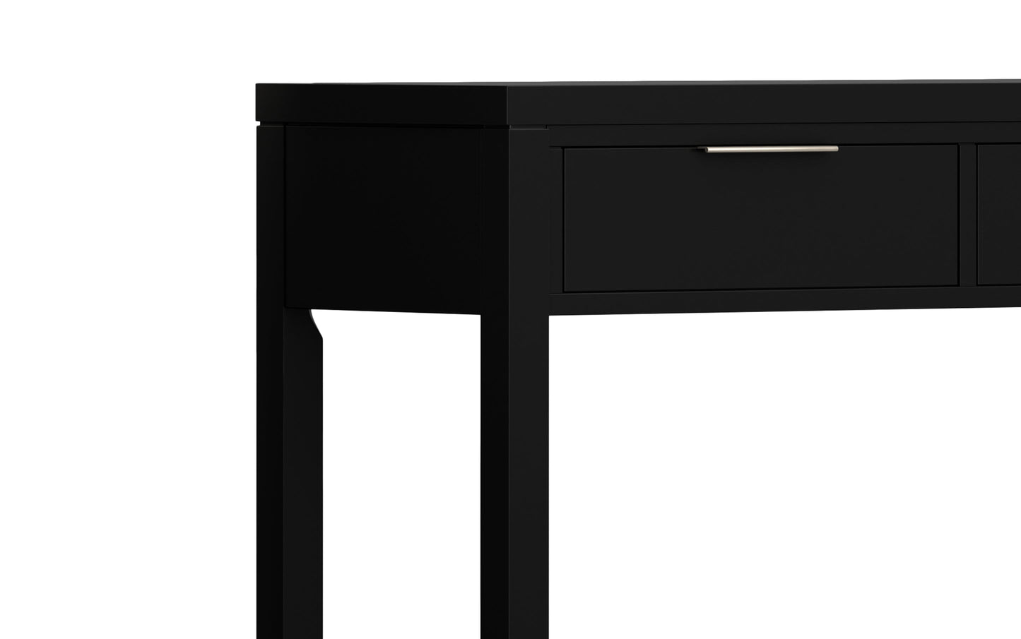 Black | Hollander Solid Wood Wide Console Table