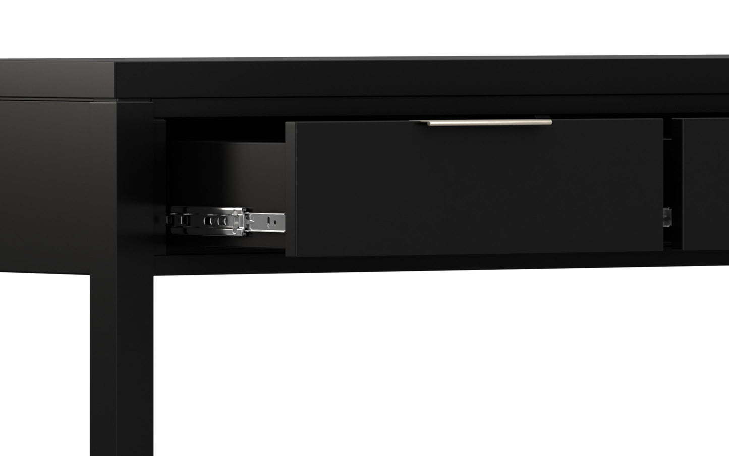 Black | Hollander Solid Wood Wide Console Table