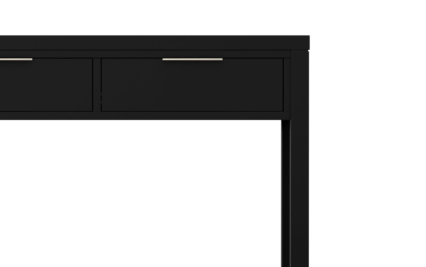 Black | Hollander Solid Wood Wide Console Table