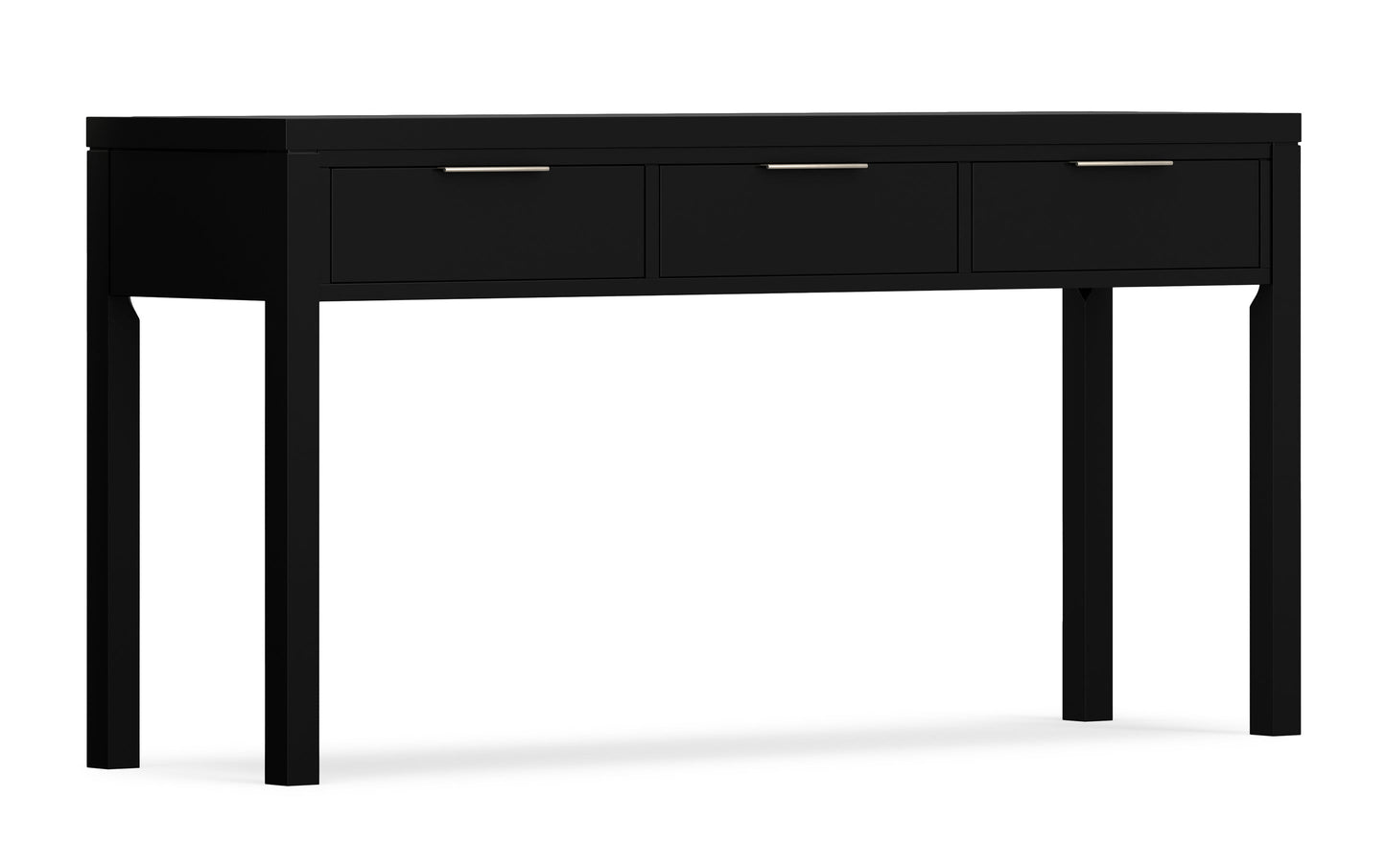 Black | Hollander Solid Wood Wide Console Table
