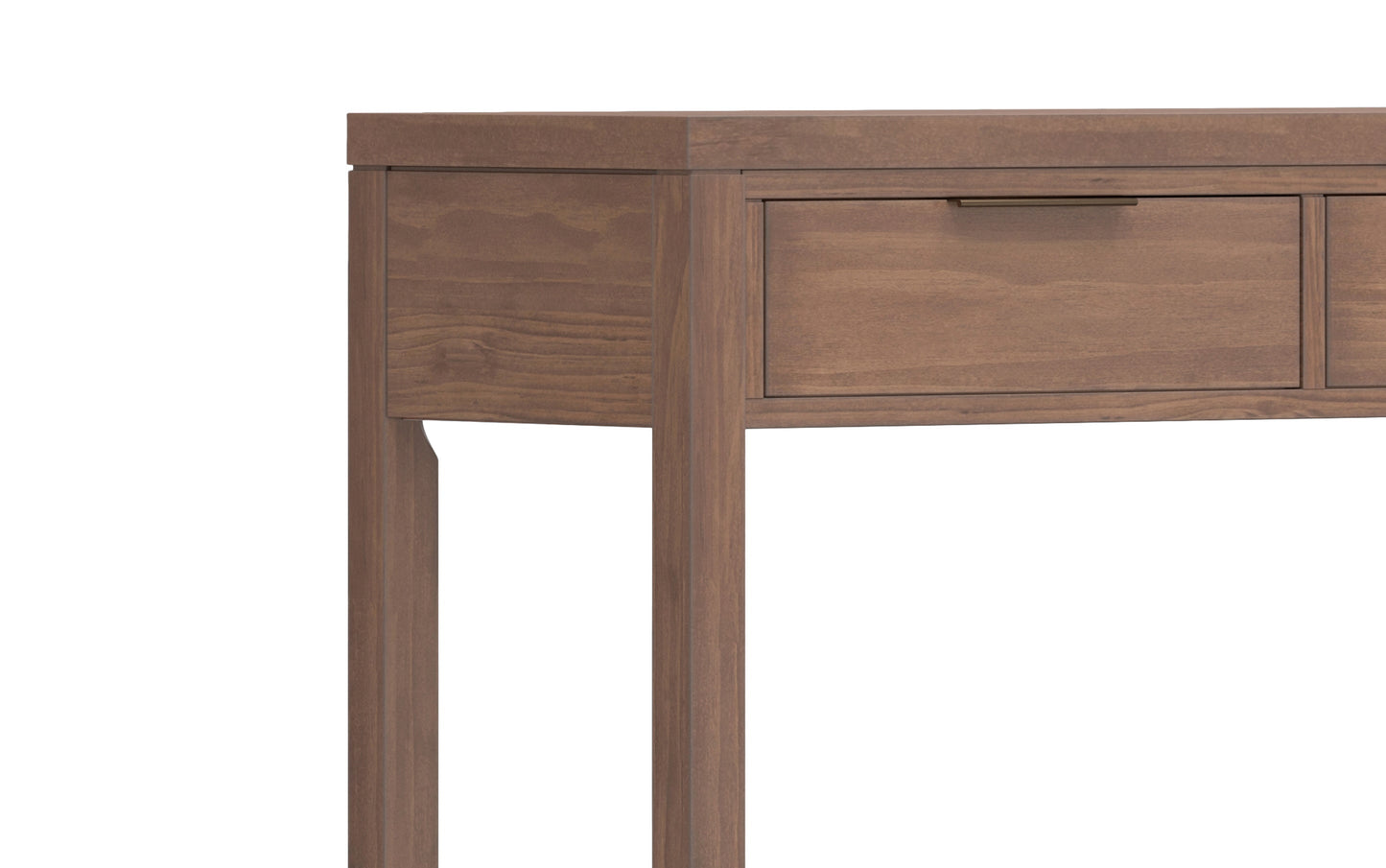 Medium Saddle Brown | Hollander Solid Wood Wide Console Table