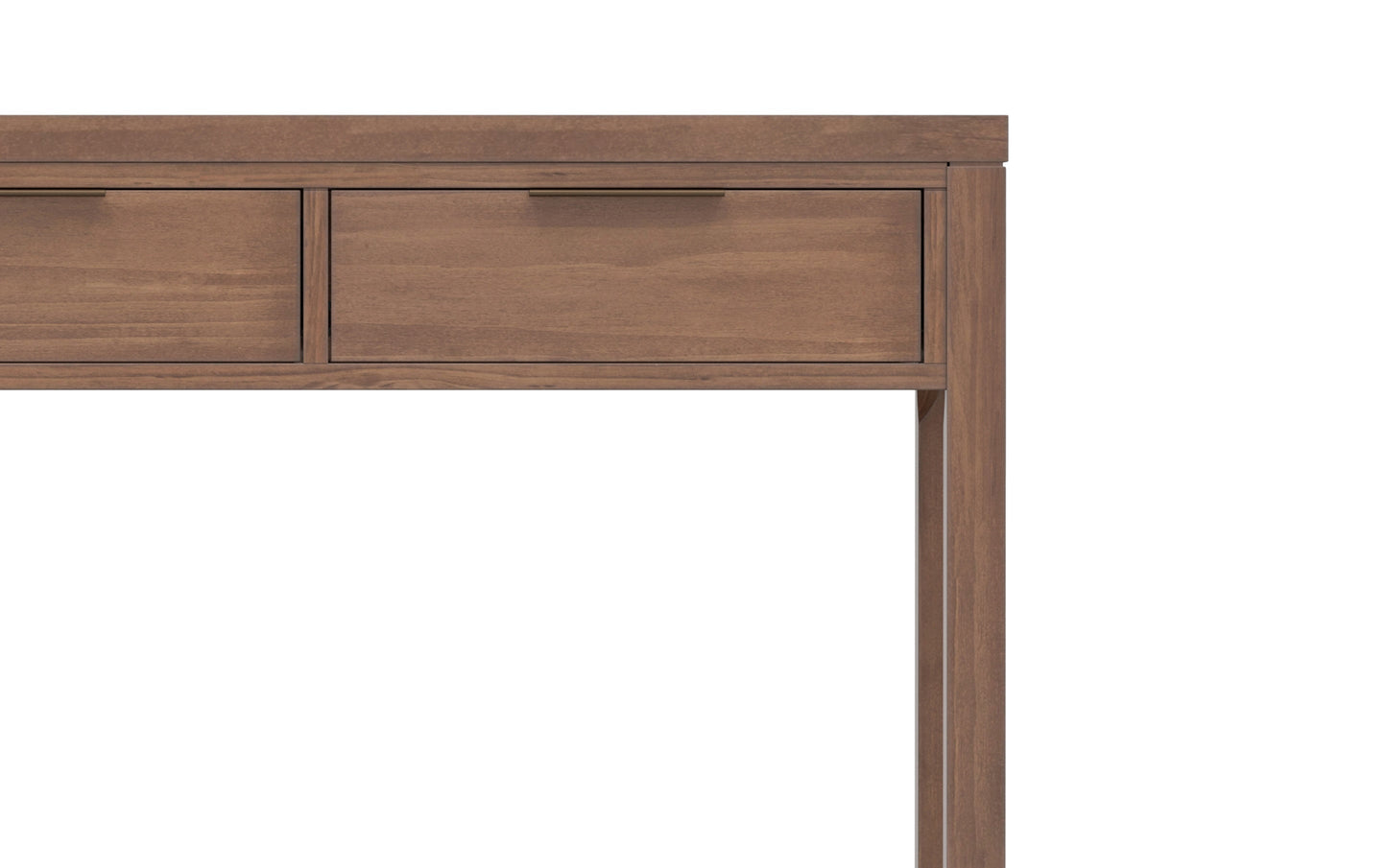 Medium Saddle Brown | Hollander Solid Wood Wide Console Table