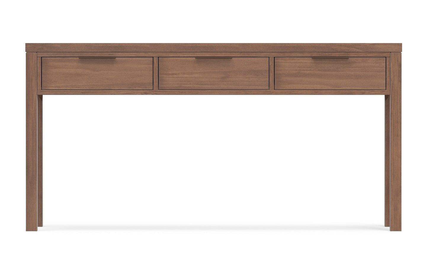 Medium Saddle Brown | Hollander Solid Wood Wide Console Table
