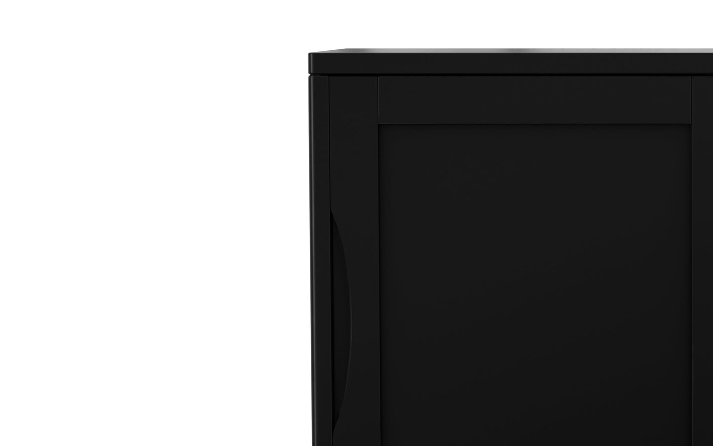 Black | Harper 30 inch Low Storage Cabinet