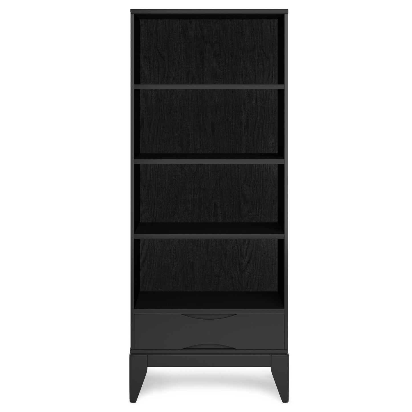 Black | Harper 60 x 24 inch Bookcase with Storage