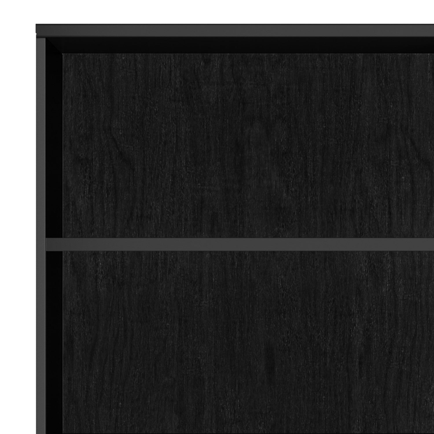 Black | Harper 60 x 24 inch Bookcase with Storage
