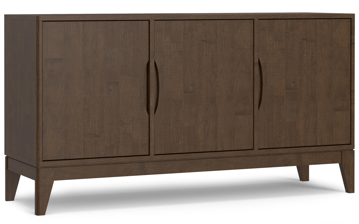 Walnut Brown | Harper 3 Door Sideboard Buffet / Storage Cabinet