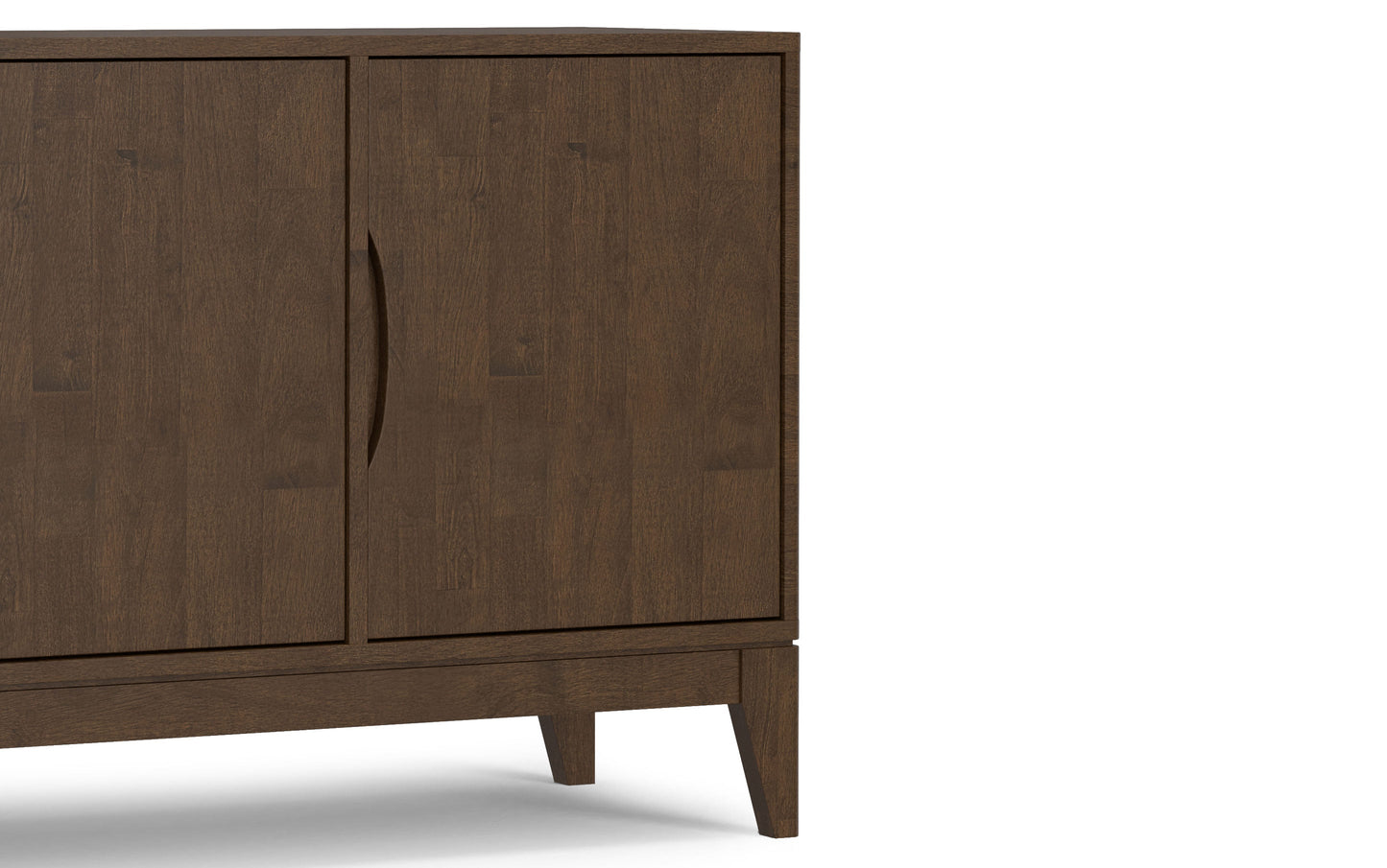 Walnut Brown | Harper 3 Door Sideboard Buffet / Storage Cabinet