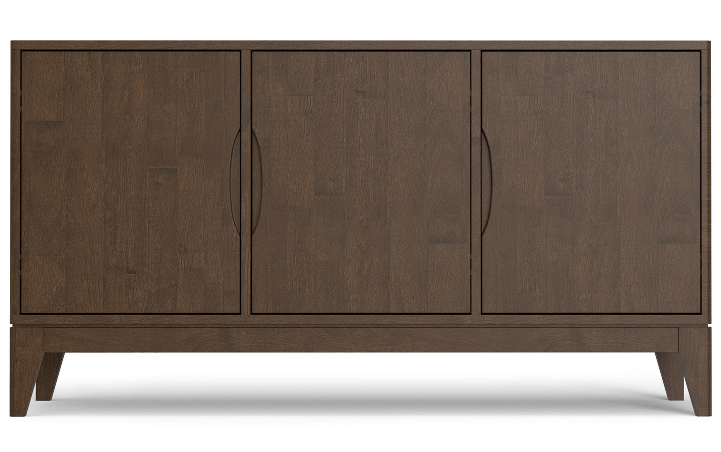 Walnut Brown | Harper 3 Door Sideboard Buffet / Storage Cabinet