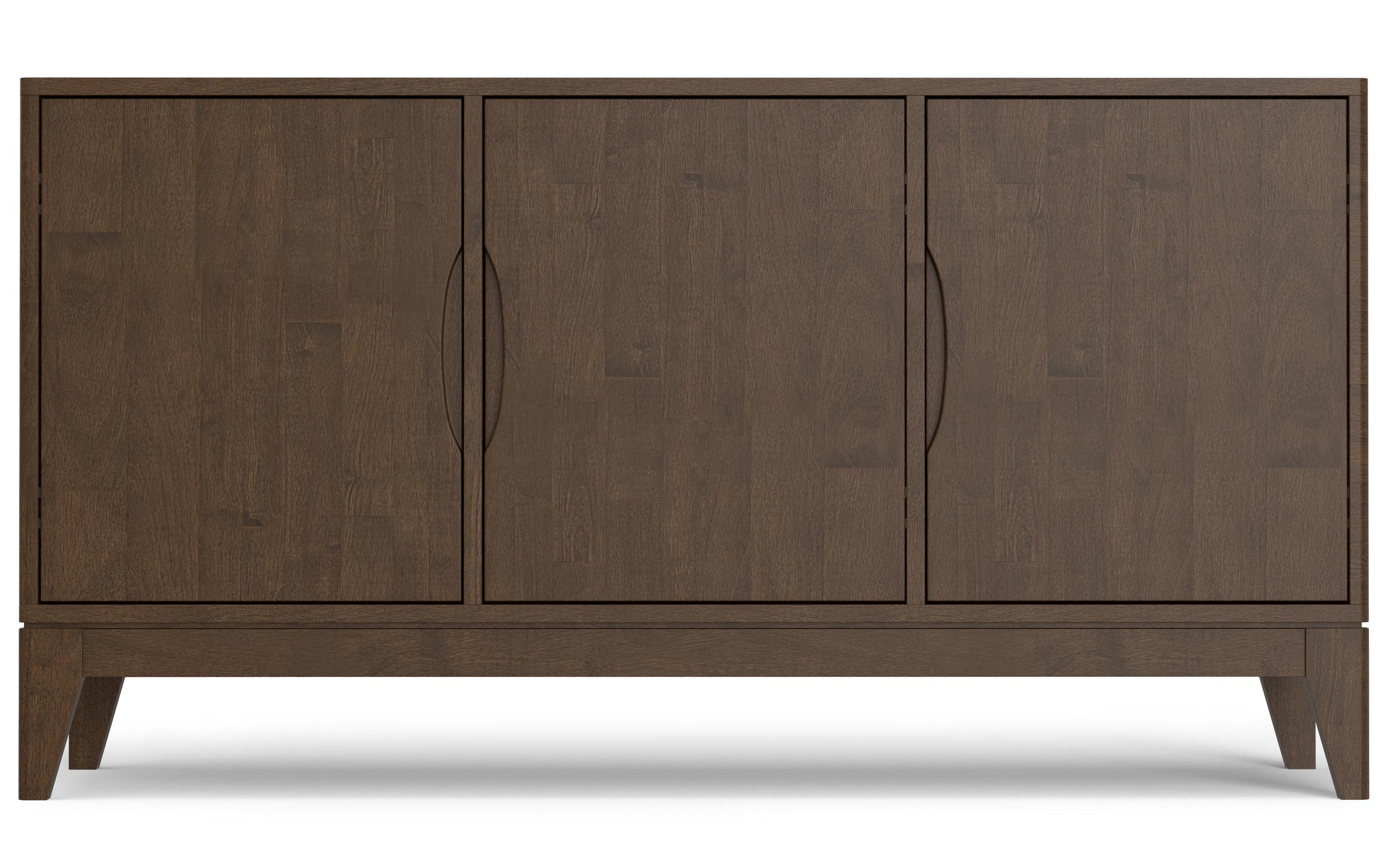 Walnut Brown | Harper 3 Door Sideboard Buffet / Storage Cabinet