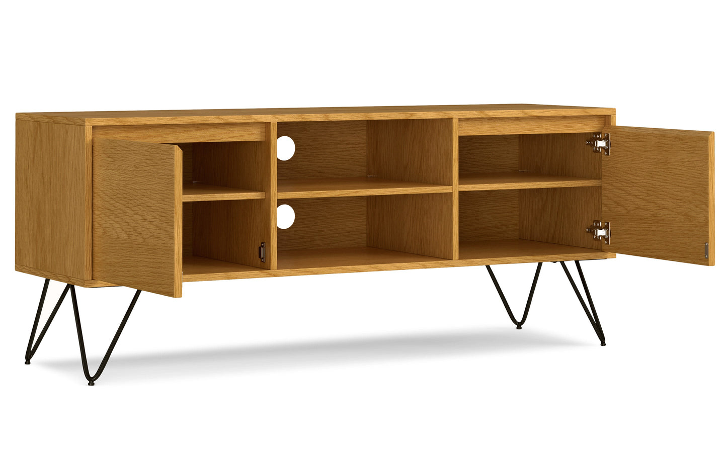Hunter TV Media Stand in Oak