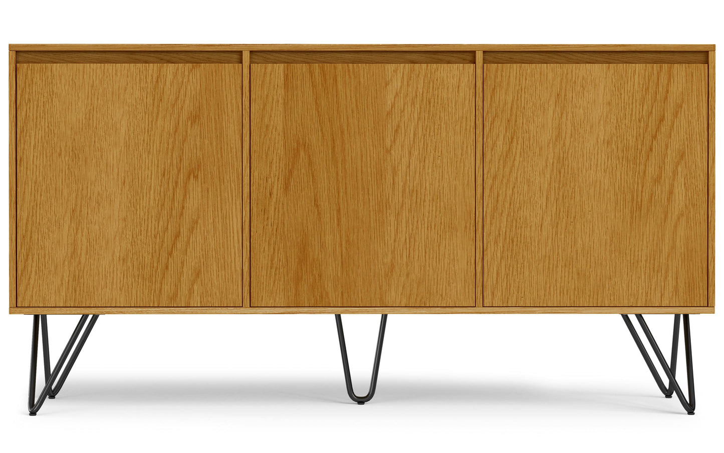 Oak Oak | Hunter 3 Door Sideboard Buffet in Oak