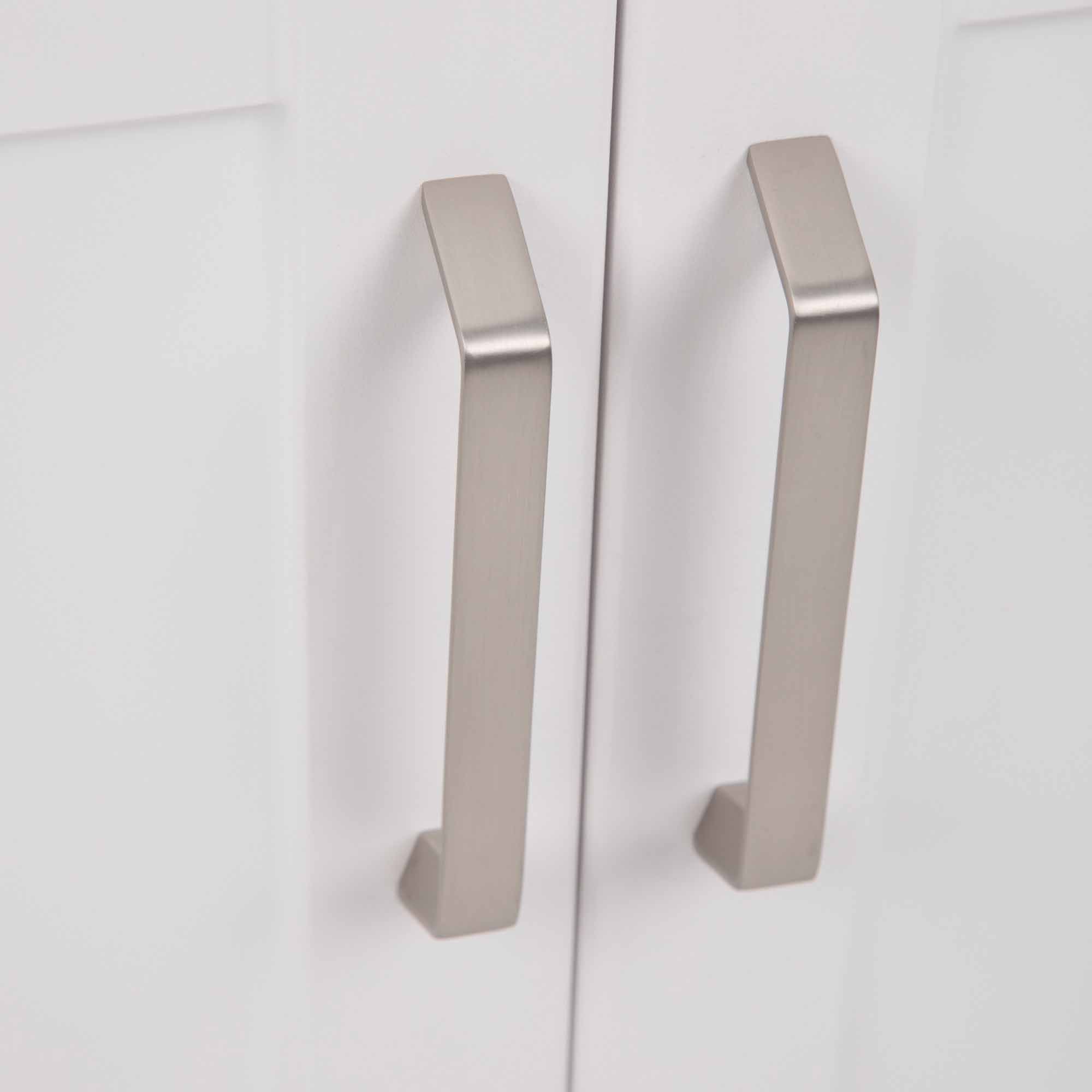 Pure White | Kyle 24 inch Laundry Cabinet with Pull-out Faucet and ABS Sink