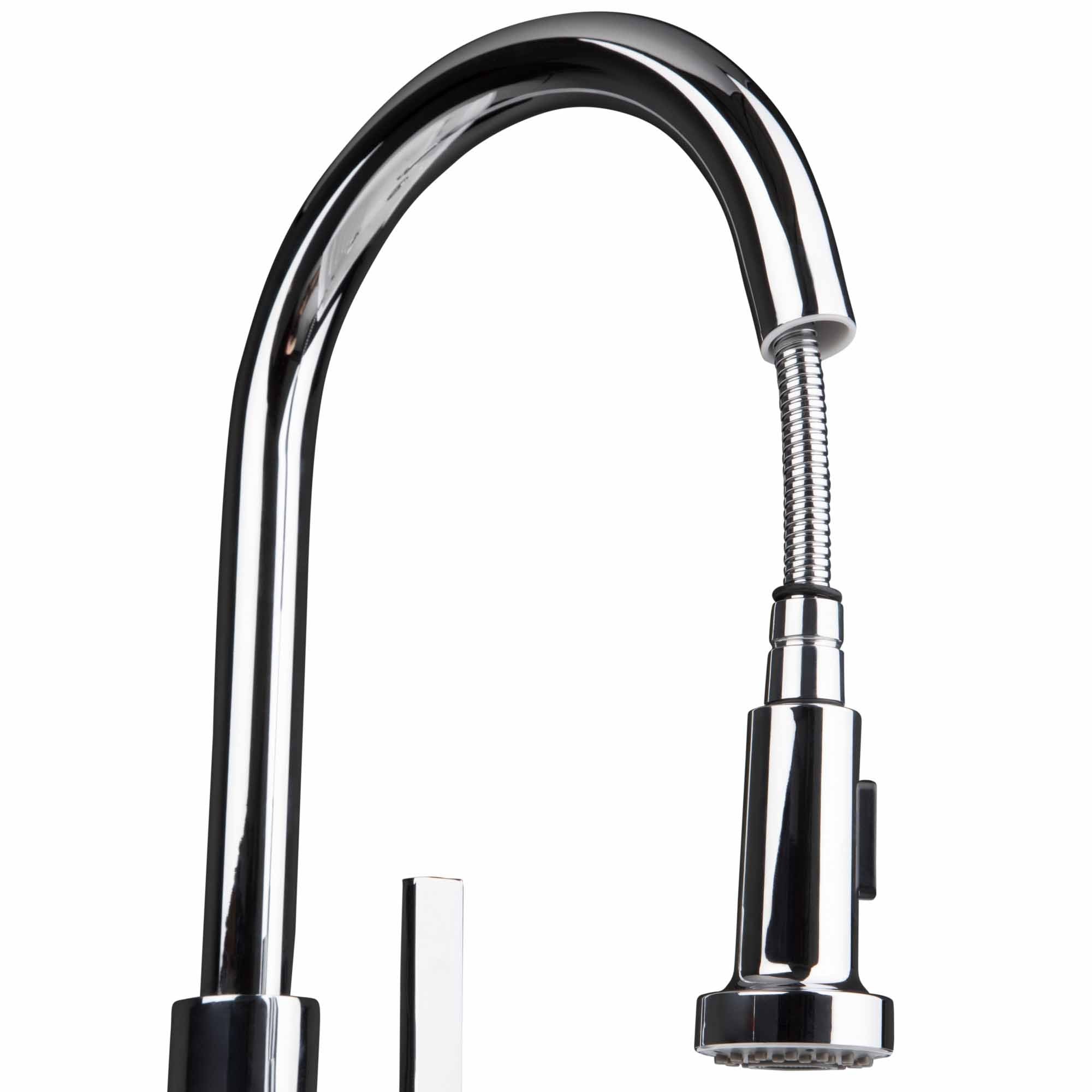 Pure White | Maile 28 inch Laundry Cabinet with Pull-out Faucet and ABS Sink