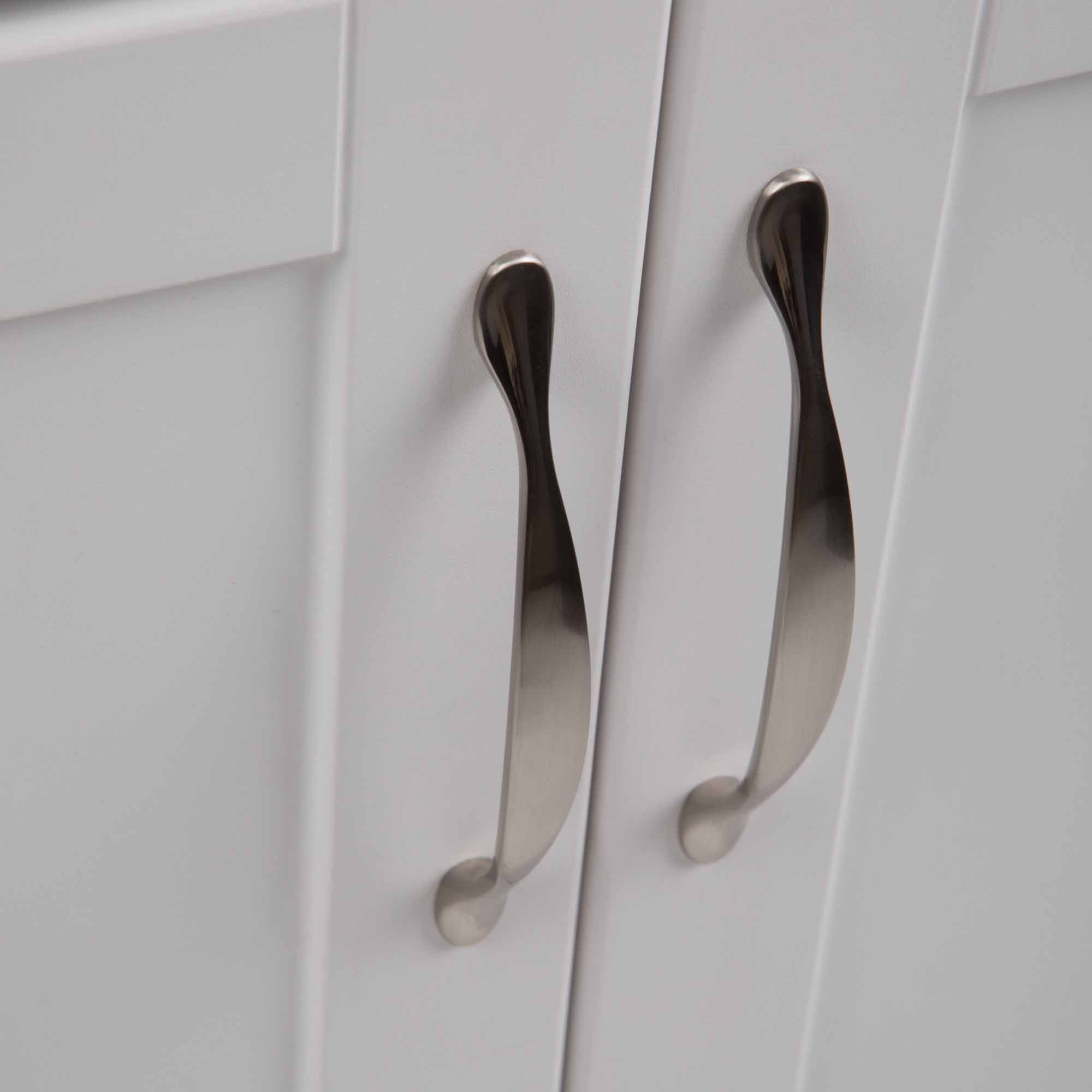 Pure White | Maile 28 inch Laundry Cabinet with Pull-out Faucet and ABS Sink