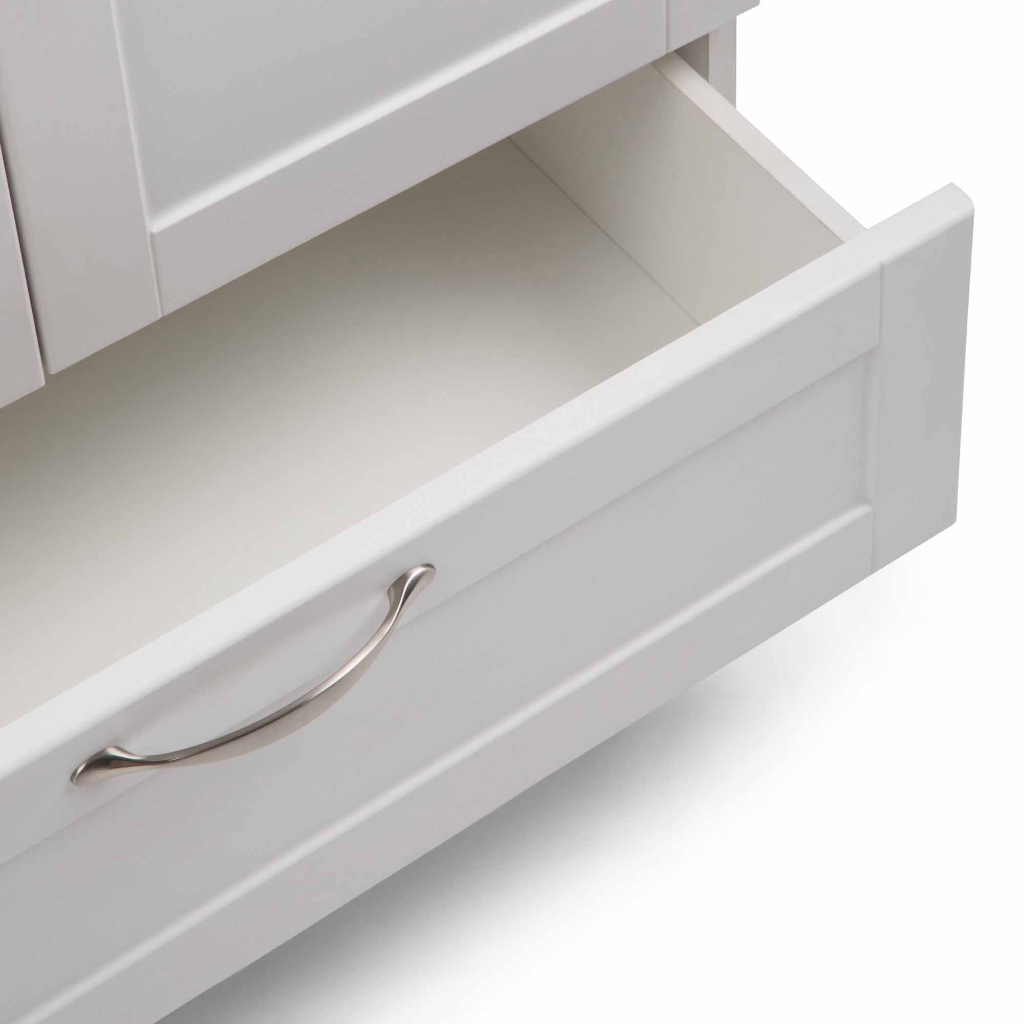 Pure White | Maile 28 inch Laundry Cabinet with Pull-out Faucet and ABS Sink