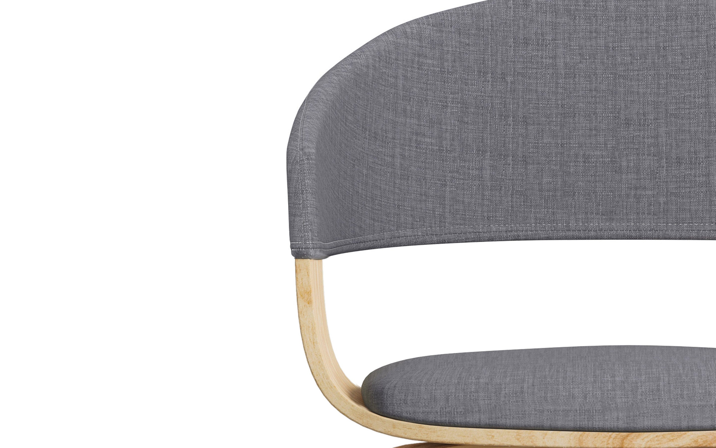 Light Grey Light Wood | Lowell Bentwood Dining Chair