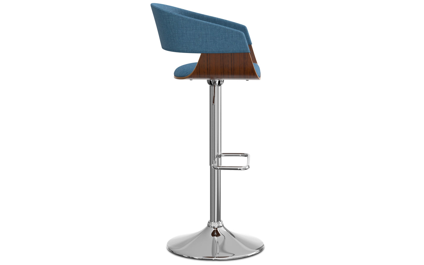 Lowell Bar Stool in Linen Style Fabric