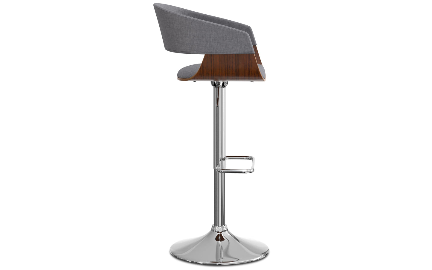 Lowell Bar Stool in Linen Style Fabric