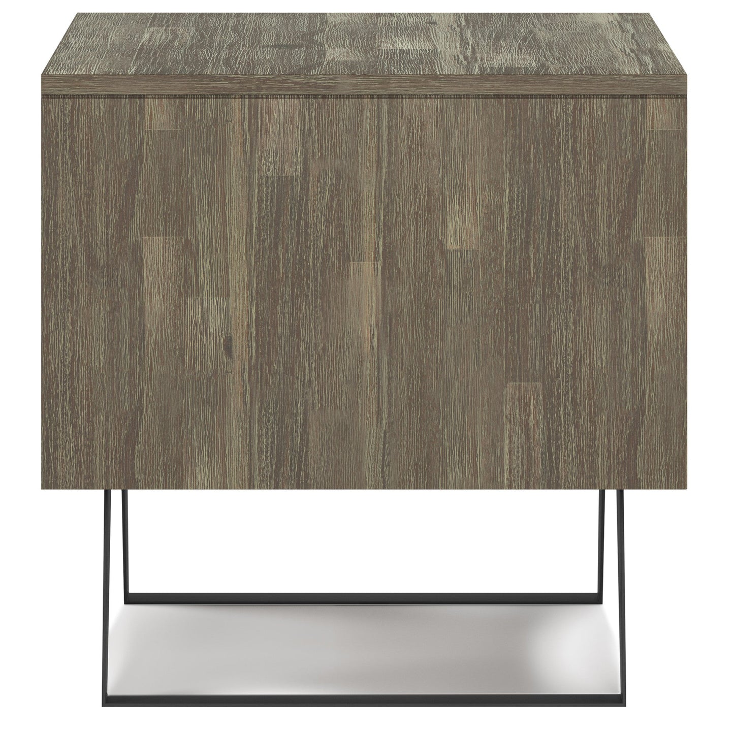 Lowry End Table in Distressed Grey