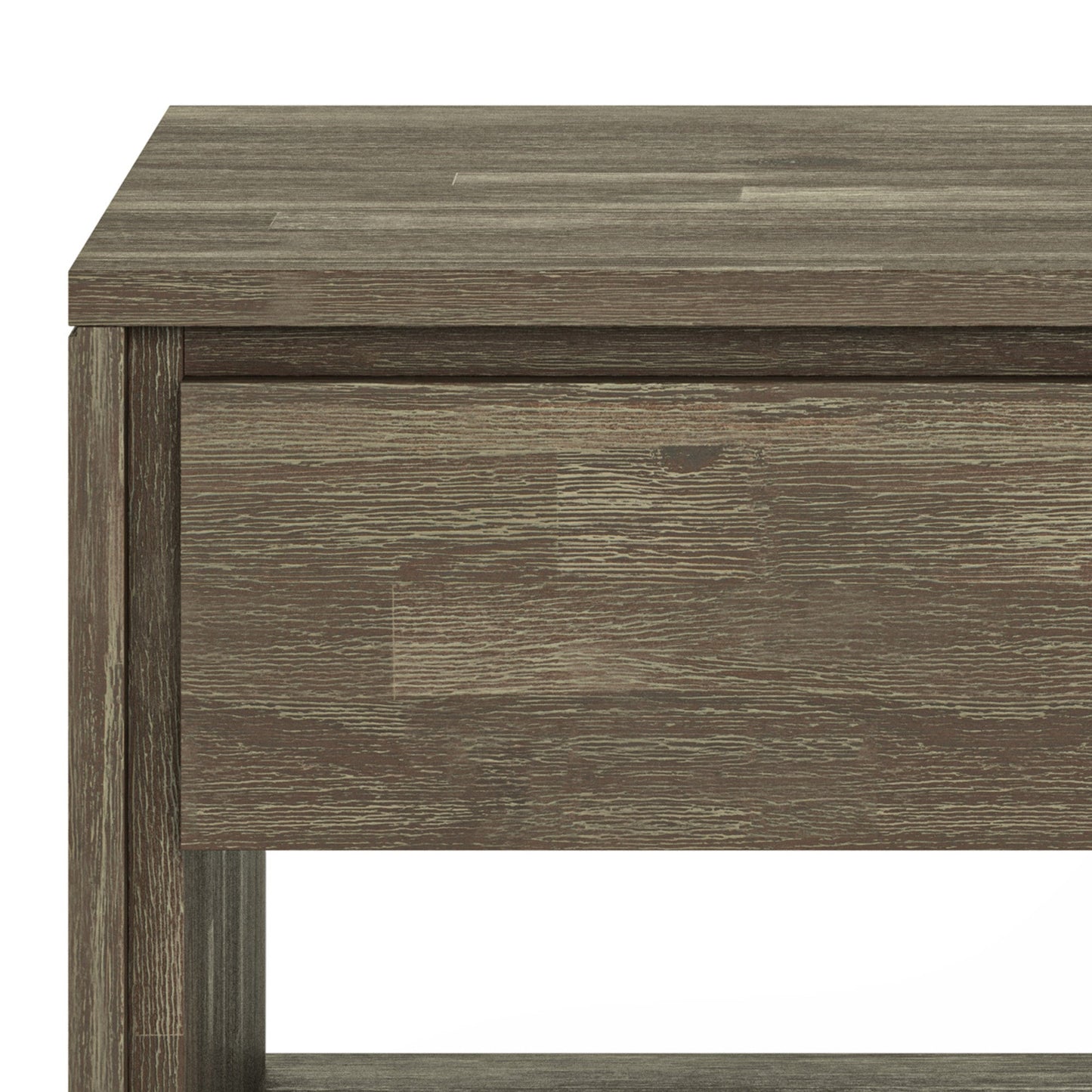 Lowry End Table in Distressed Grey