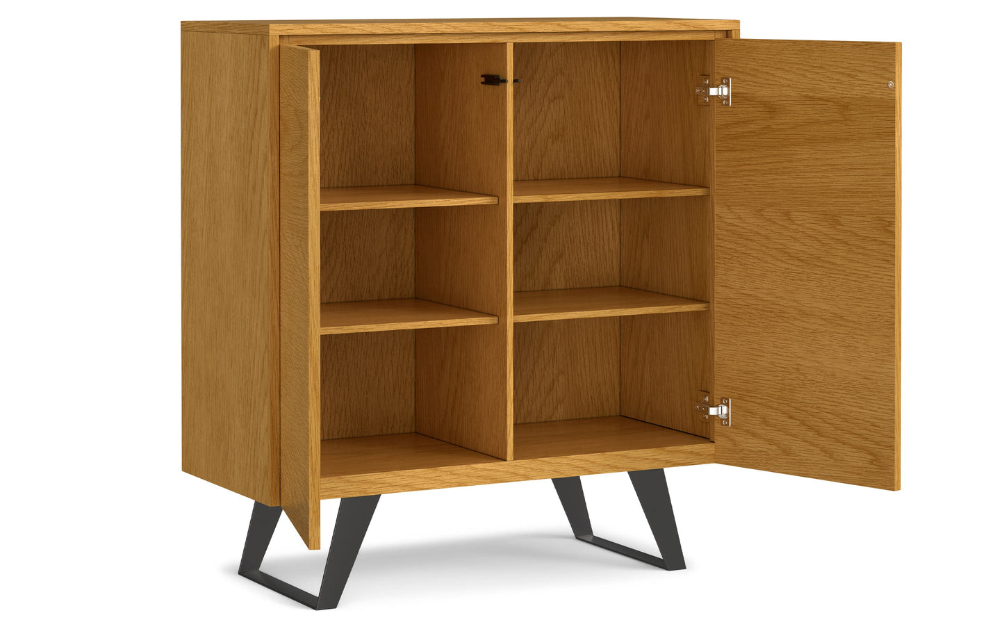 Lowry Medium Storage Cabinet in Oak