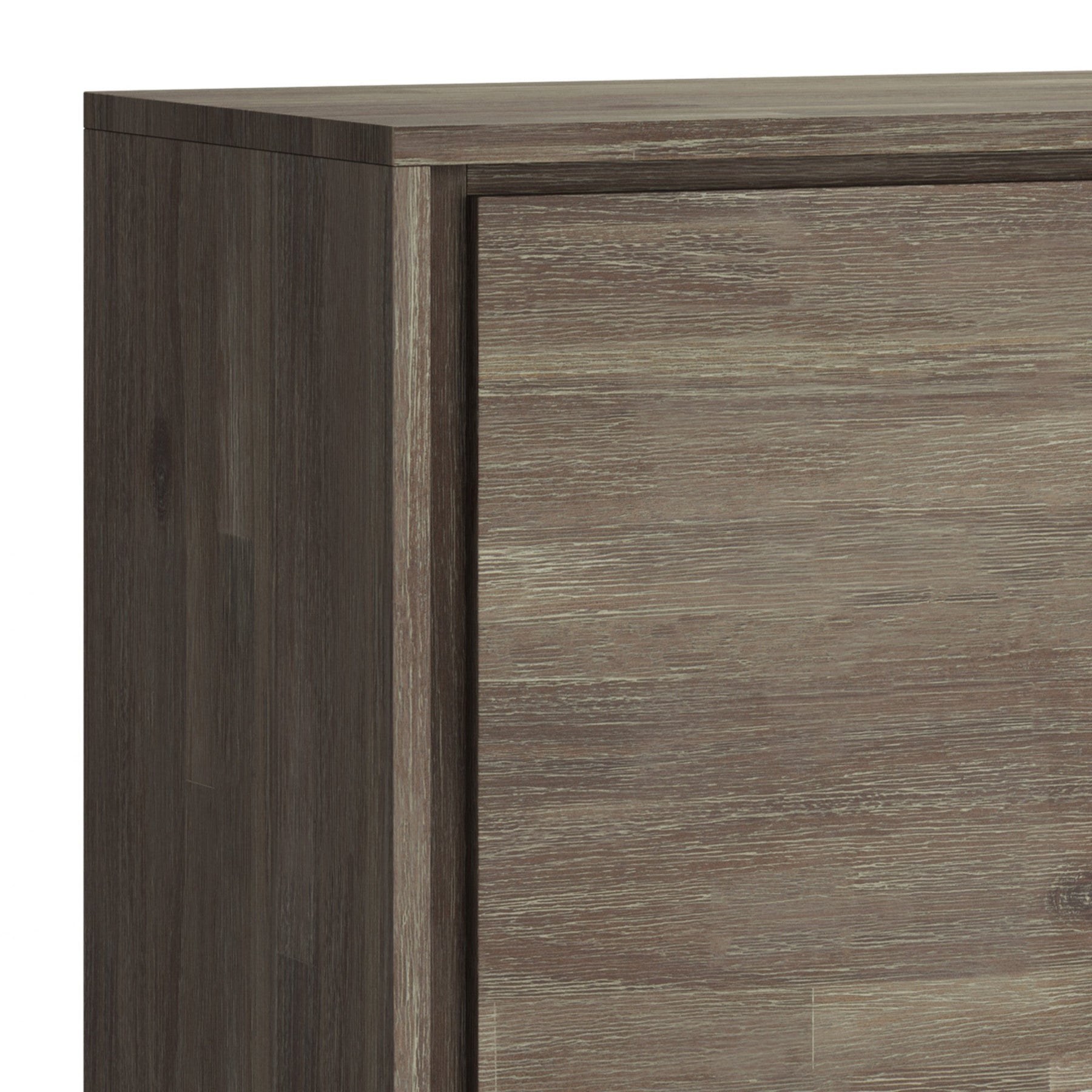 Distressed Grey Acacia | Lowry Medium Storage Cabinet