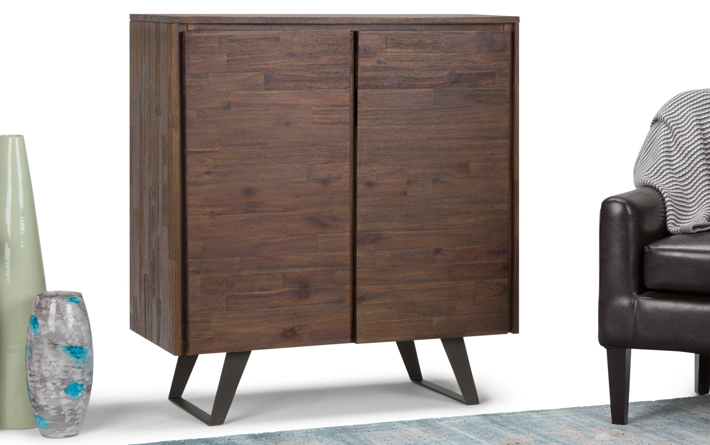 Lowry Medium Storage Cabinet in Acacia