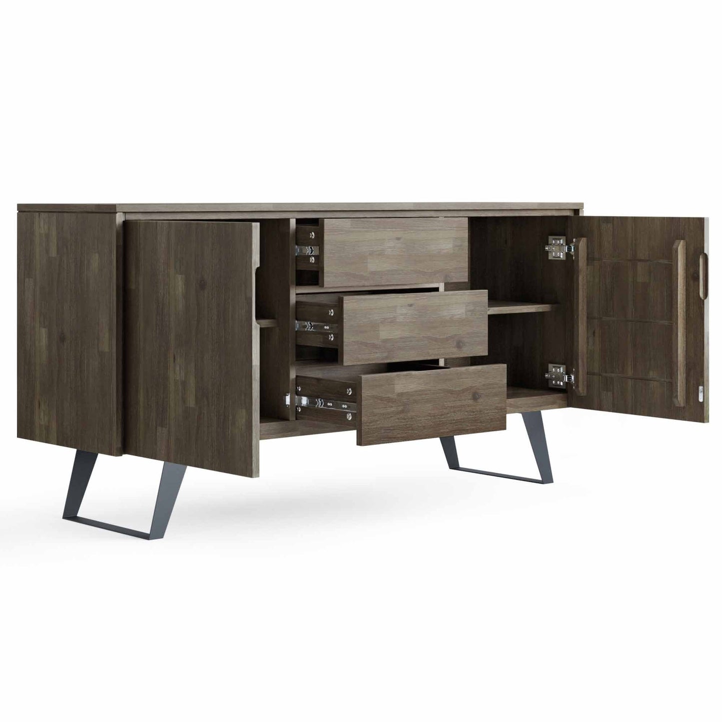 Distressed Grey Acacia | Lowry Sideboard Buffet