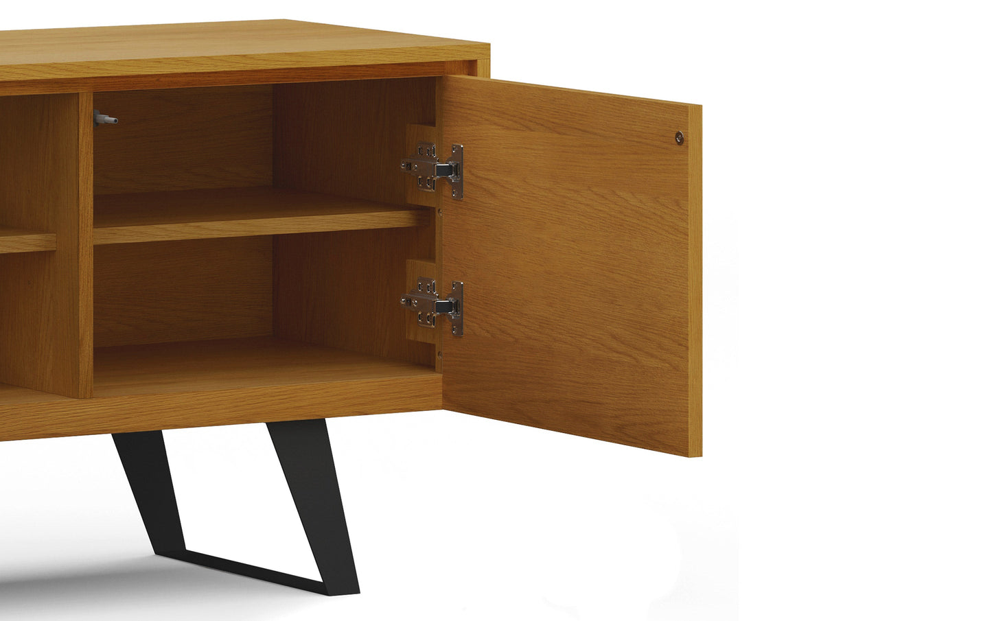 Lowry TV Media Stand in Oak