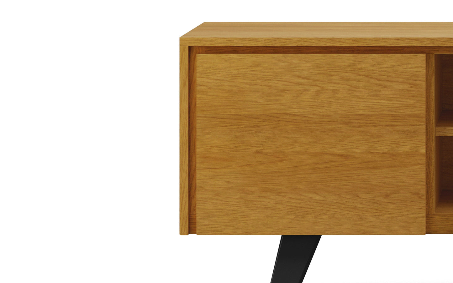 Lowry TV Media Stand in Oak