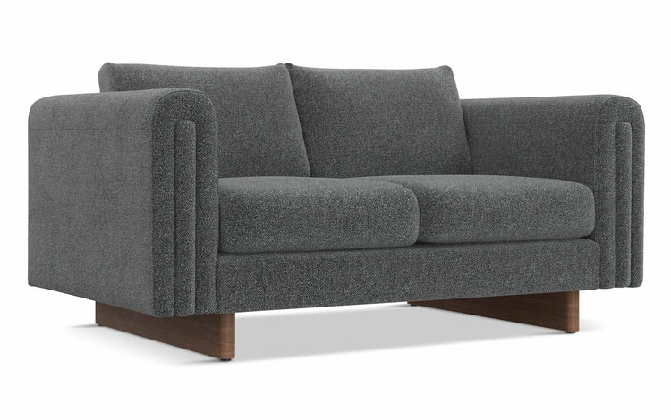 Dark Grey Performance Fabric | Jones 61 inch Loveseat in Performance Fabric