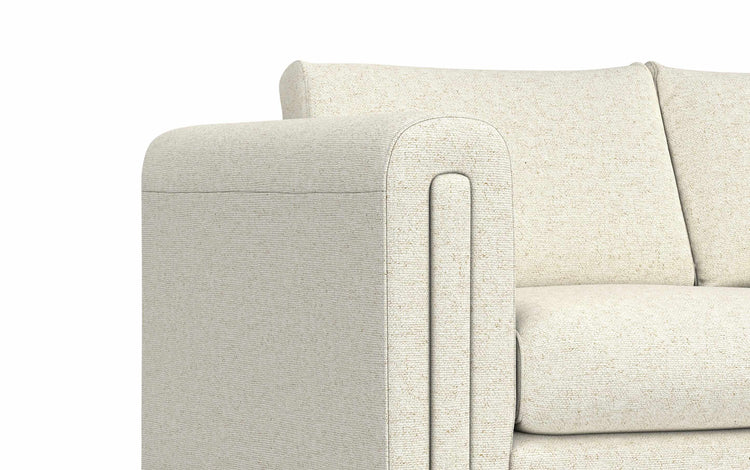Ivory Performance Fabric | Jones 61 inch Loveseat in Performance Fabric
