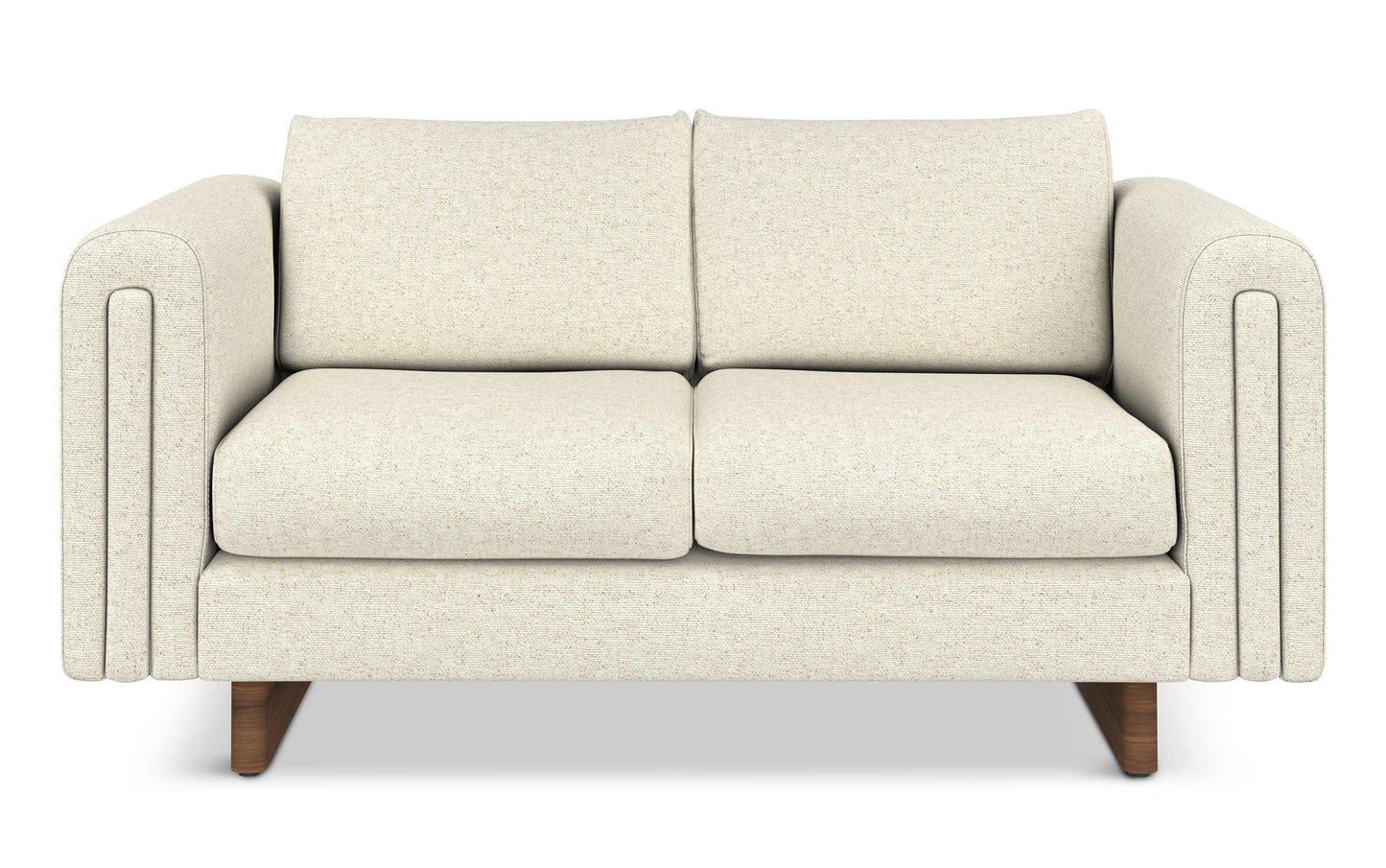 Ivory Performance Fabric | Jones 61 inch Loveseat in Performance Fabric