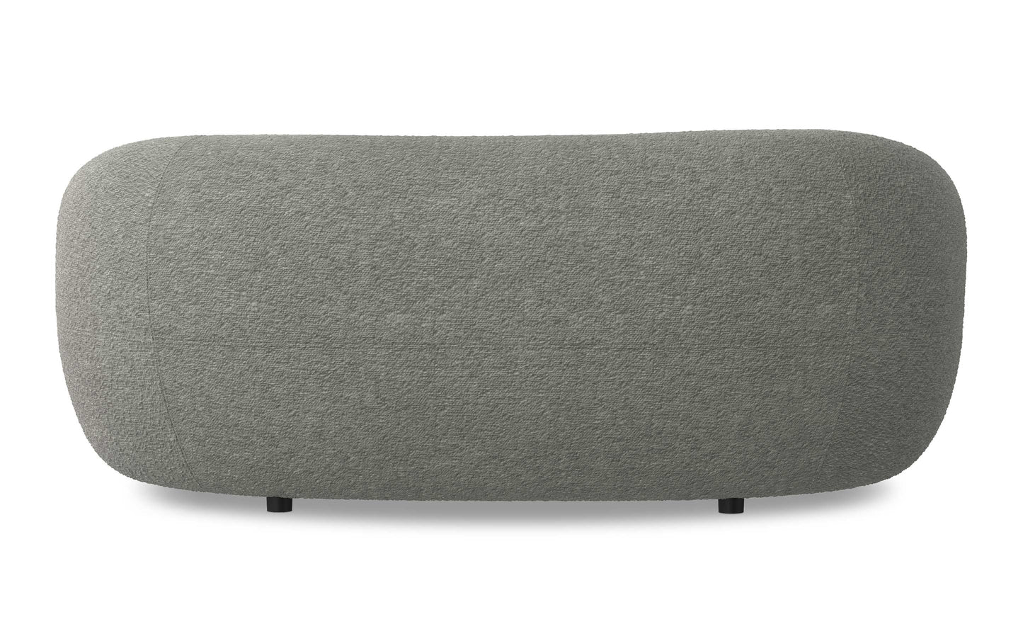 Stone Grey Boucle Performance Fabric | Sherri 69 inch Loveseat in Boucle Performance Fabric