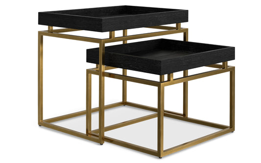 Macy 2 Pc Nesting Table in Mango