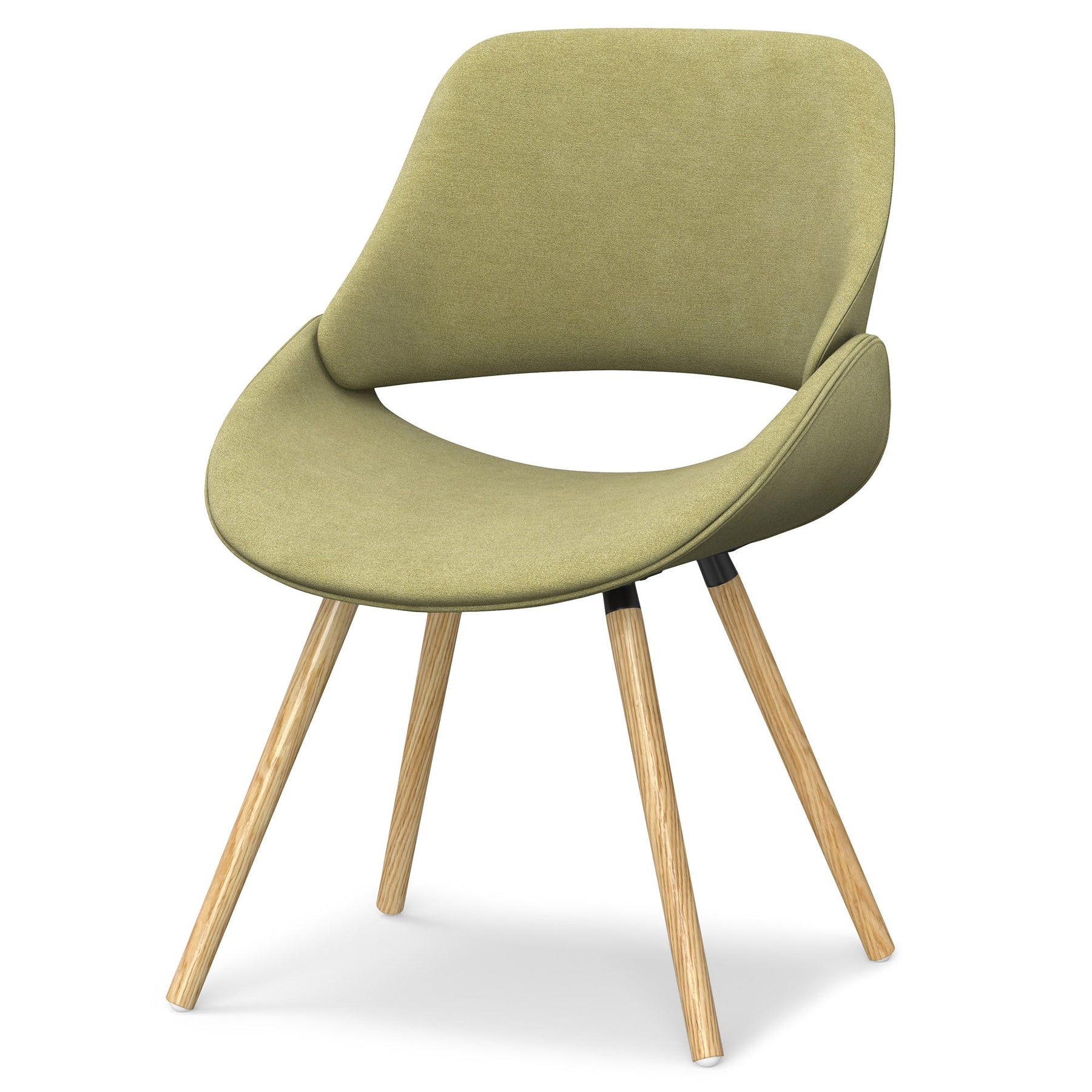 Acid Green Light Wood | Malden Bentwood Dining Chair