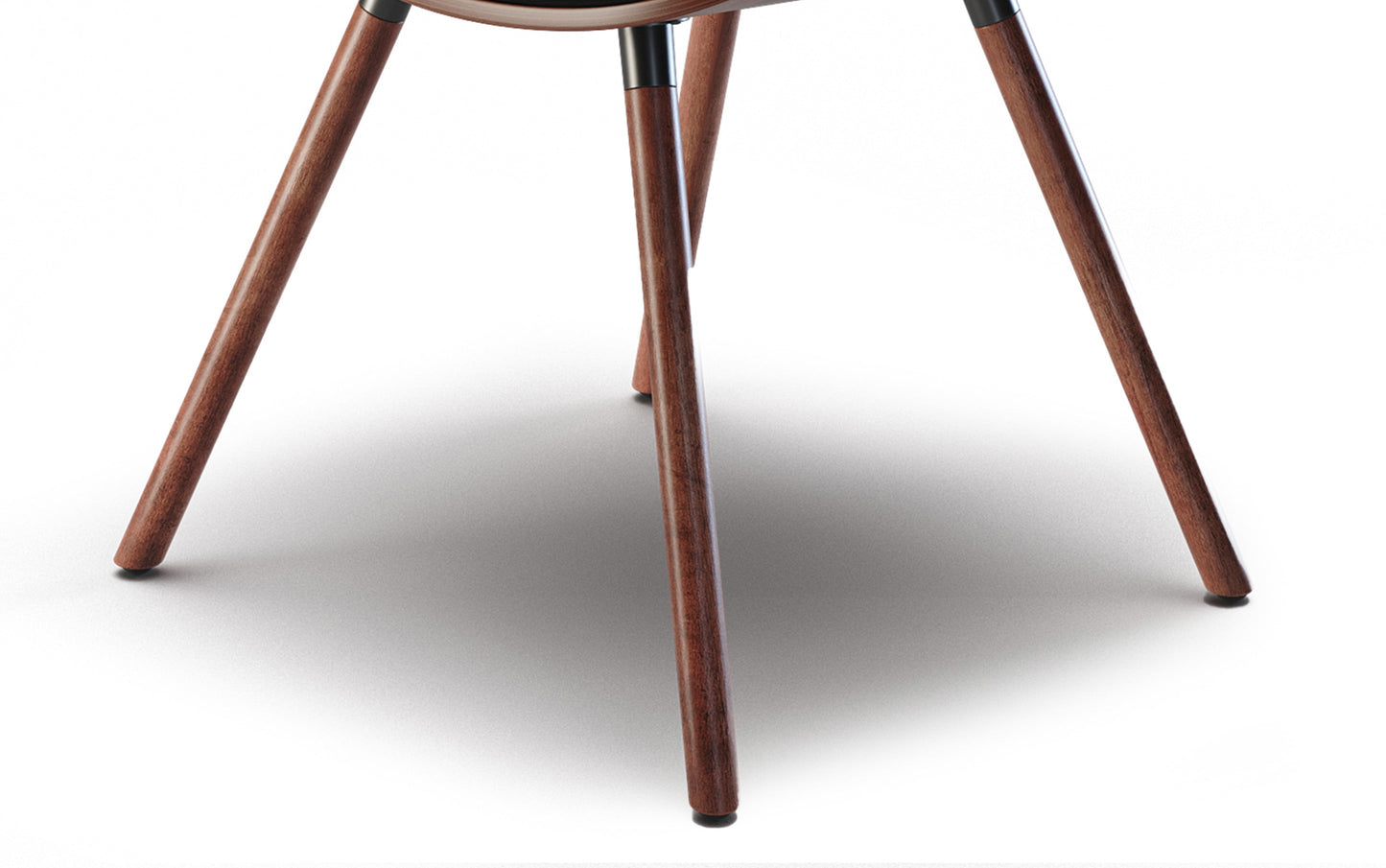 Black Vegan Leather | Marana / Draper 7-Piece Dining Set