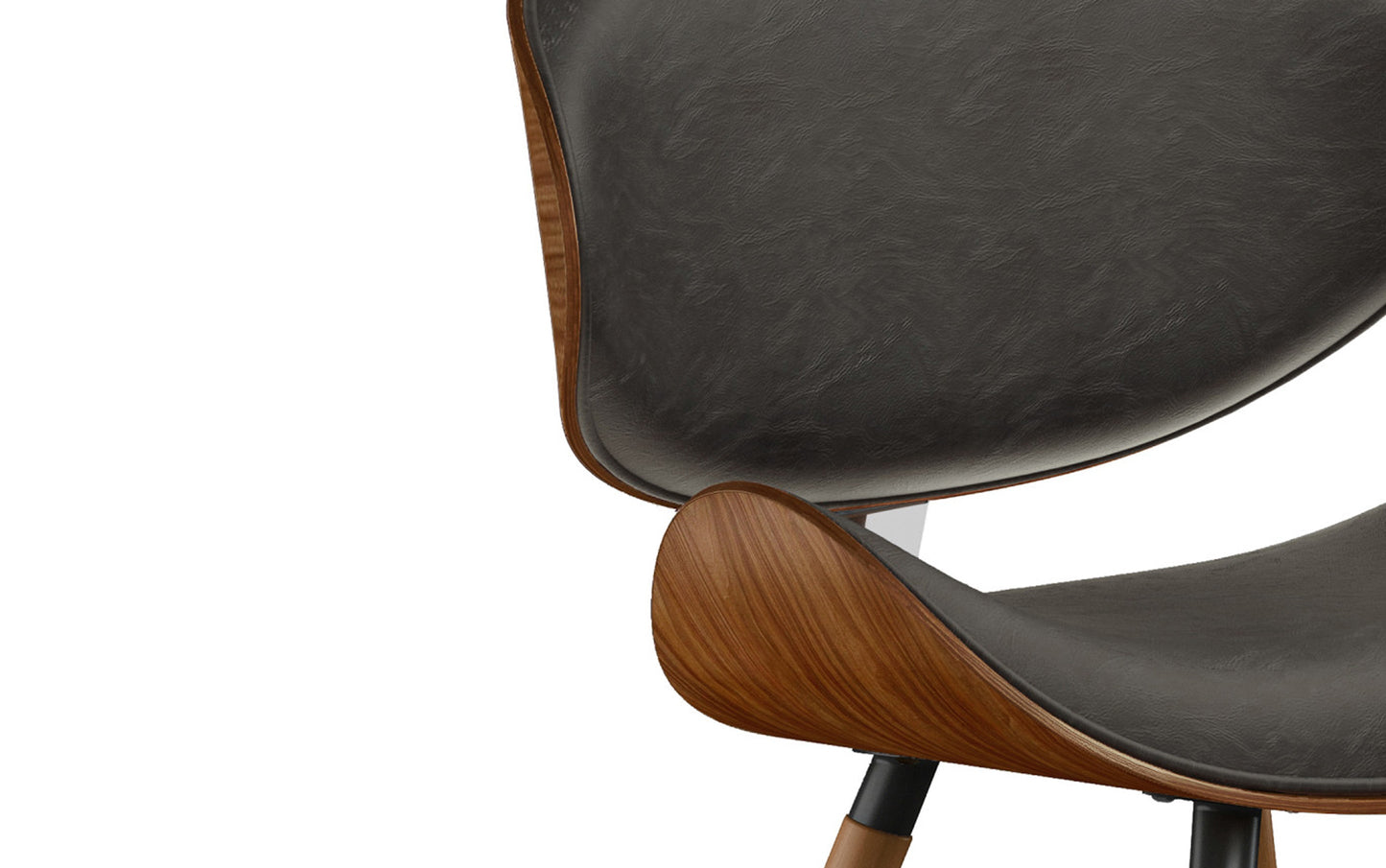 Distressed Brown Distressed Vegan Leather | Marana / Draper 7-Piece Dining Set